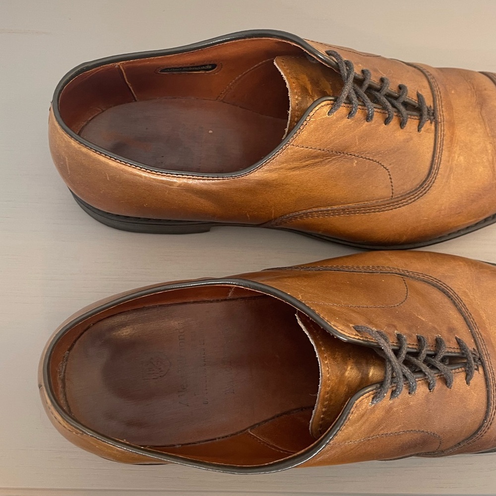 Allen Edmonds Park Avenue Cap-Toe Oxford Men’s Dress Shoe 10.5D - Picture 9 of 14
